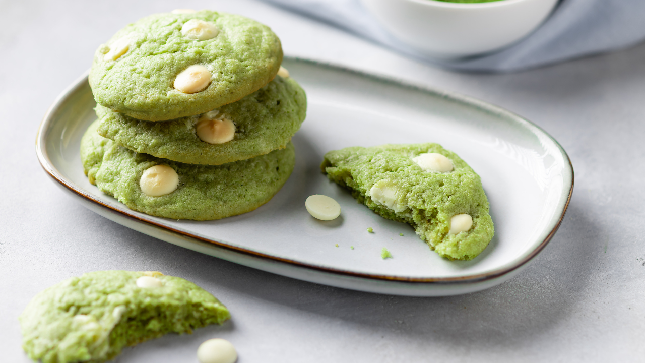 Recette de Cookies au Thé Matcha et au Chocolat Blanc