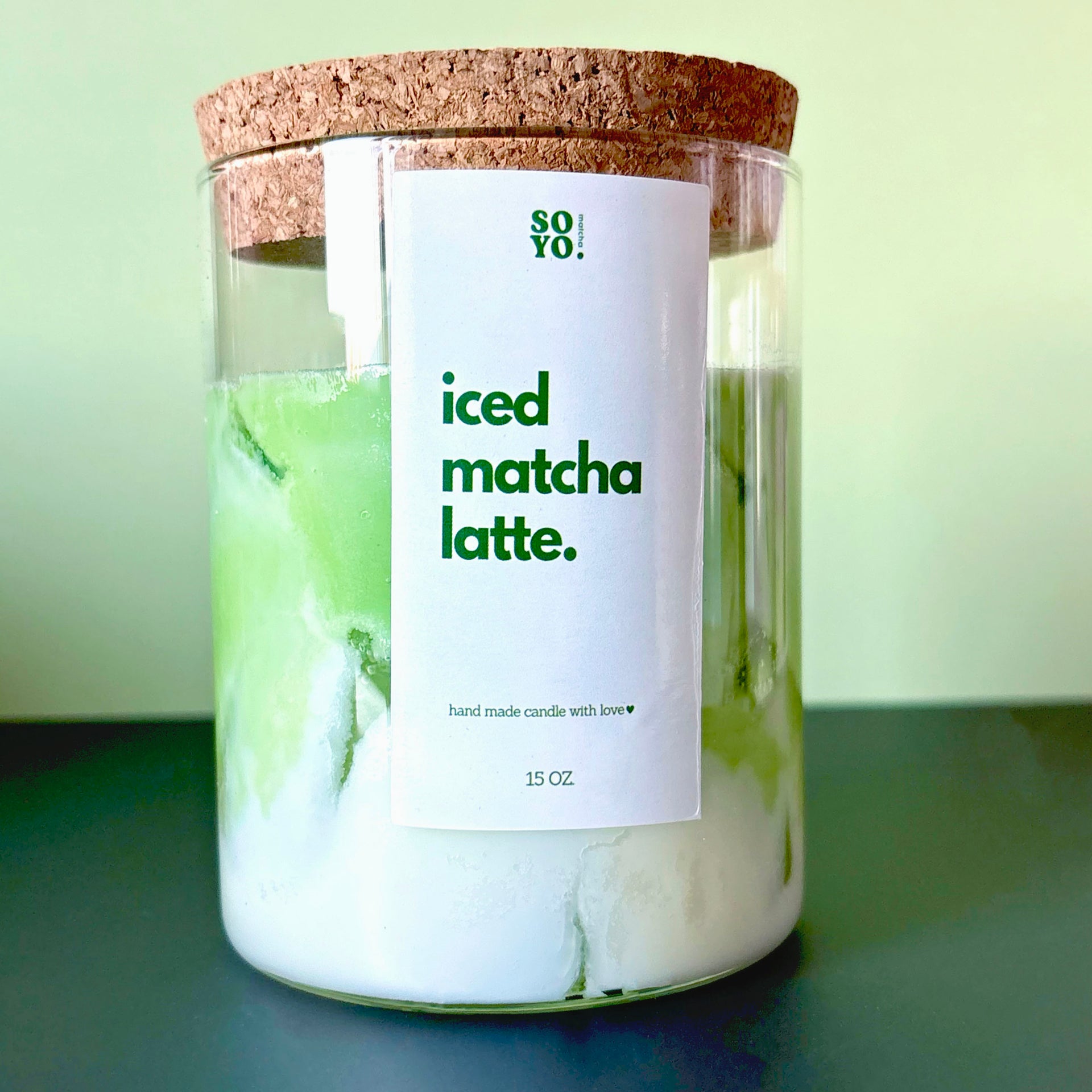 Bougie Iced matcha latte 🍵