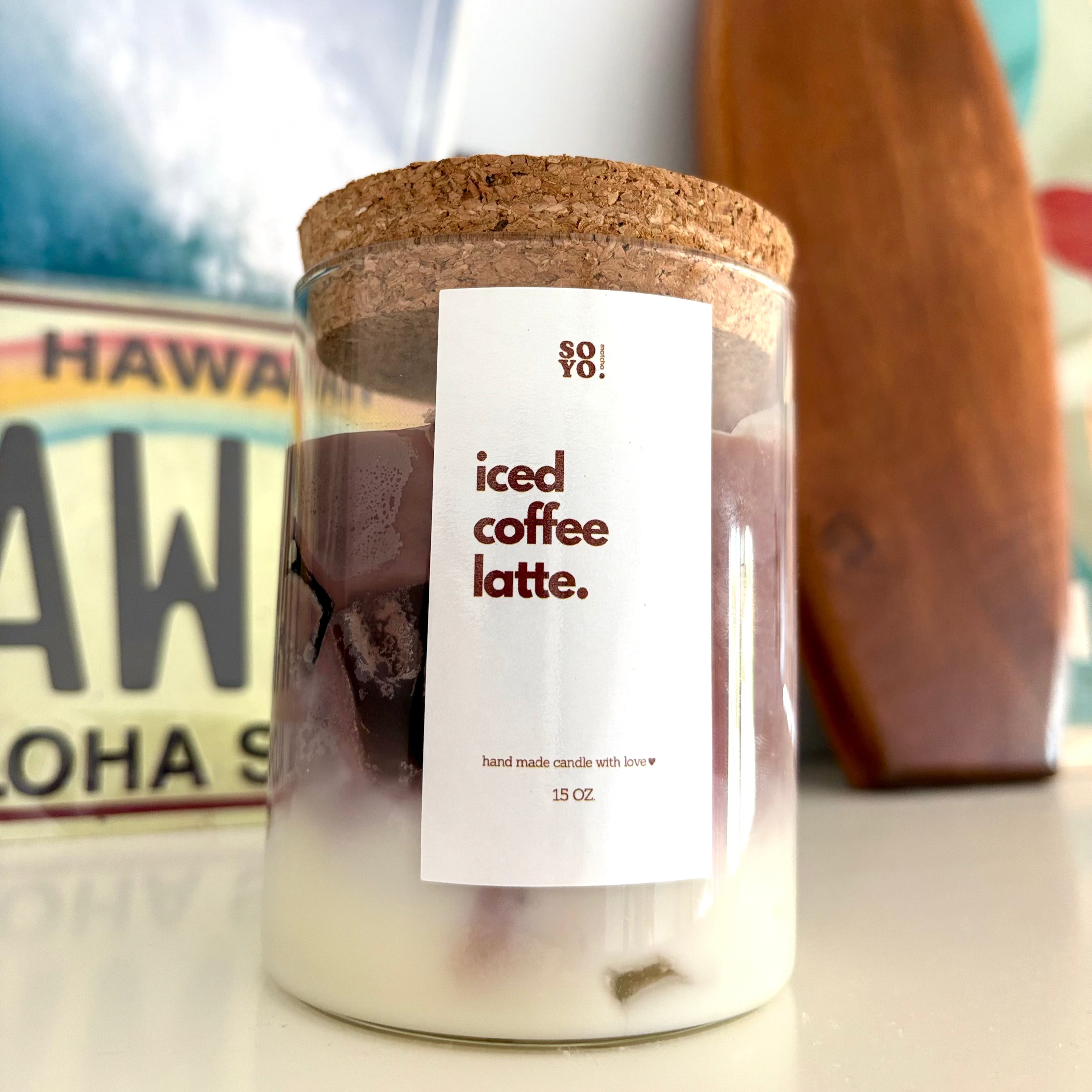 Bougie Iced coffee latte ☕