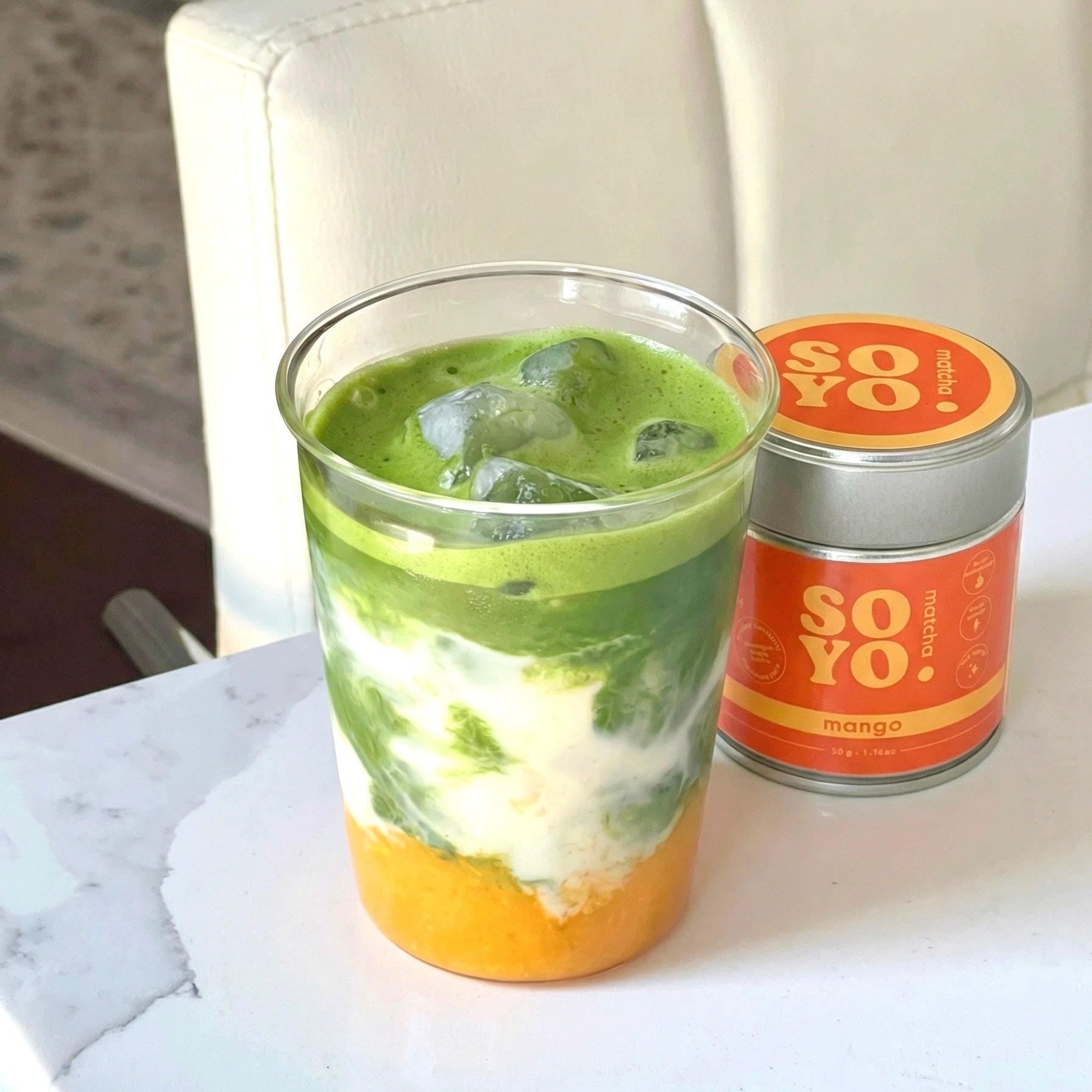 Thé Matcha - Cérémonie saveur Mangue Tropicale 🥭