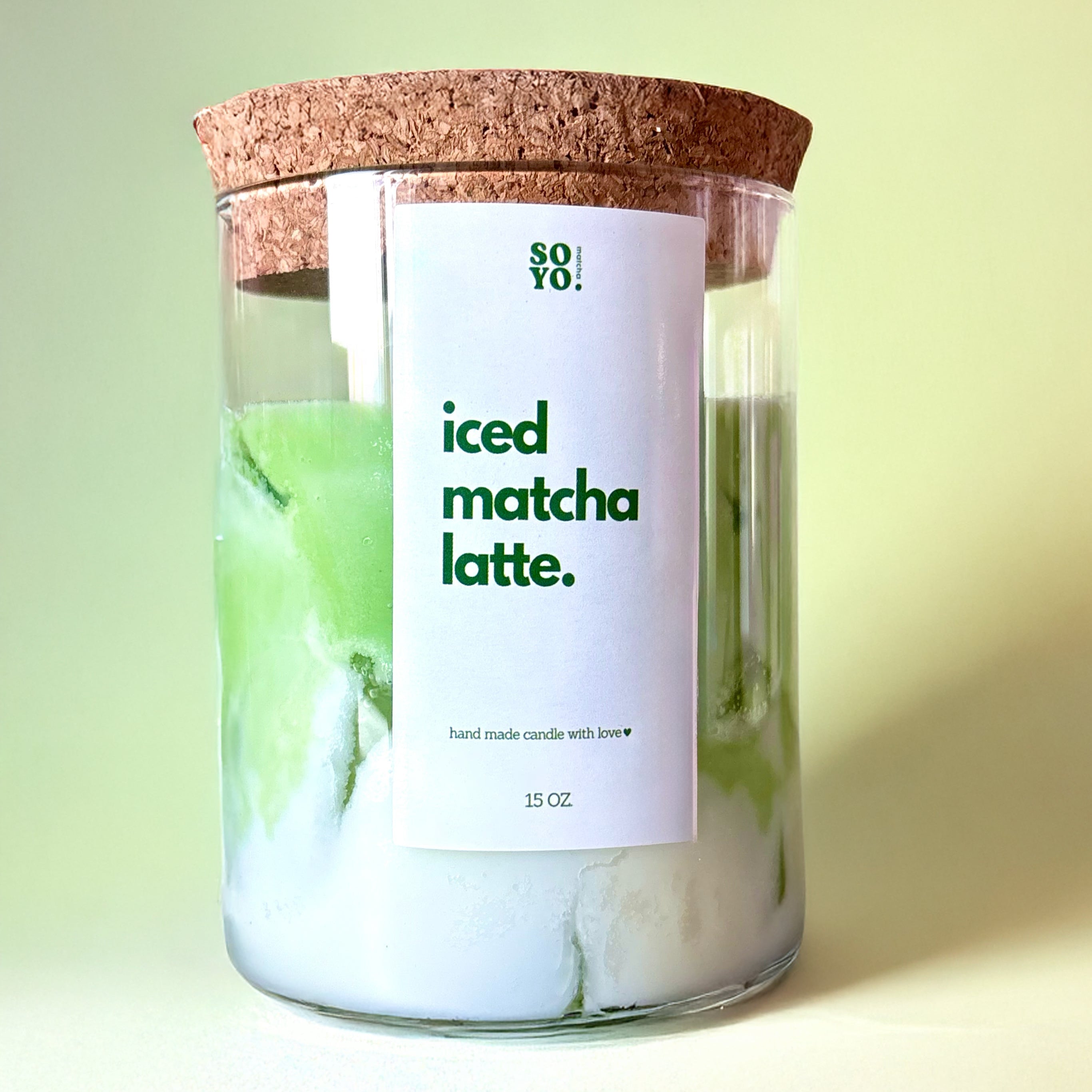 Bougie Iced matcha latte 🍵